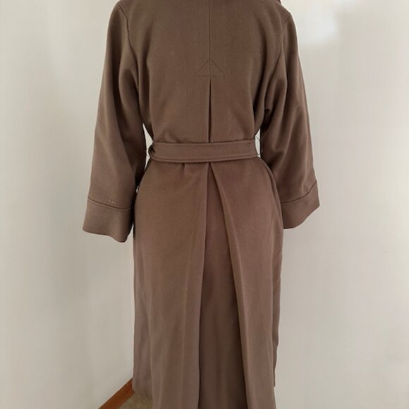 Vintage Sterling Stall Brown Virgin Wool Coat - Picture 5 of 5